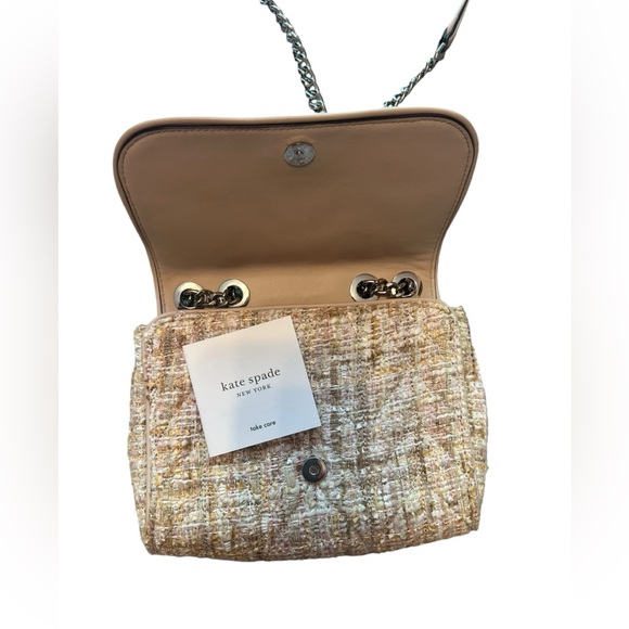 Kate Spade New York Briar Lane Quilted Tweed Mini Emelyn Crossbody - Picture 7 of 16